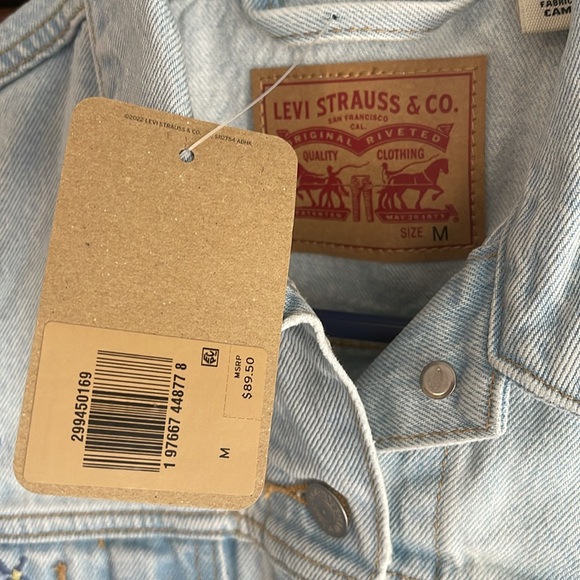 Levi’s Original Trucker Jacket Floral Size M NWT 🌸 - Picture 9 of 12